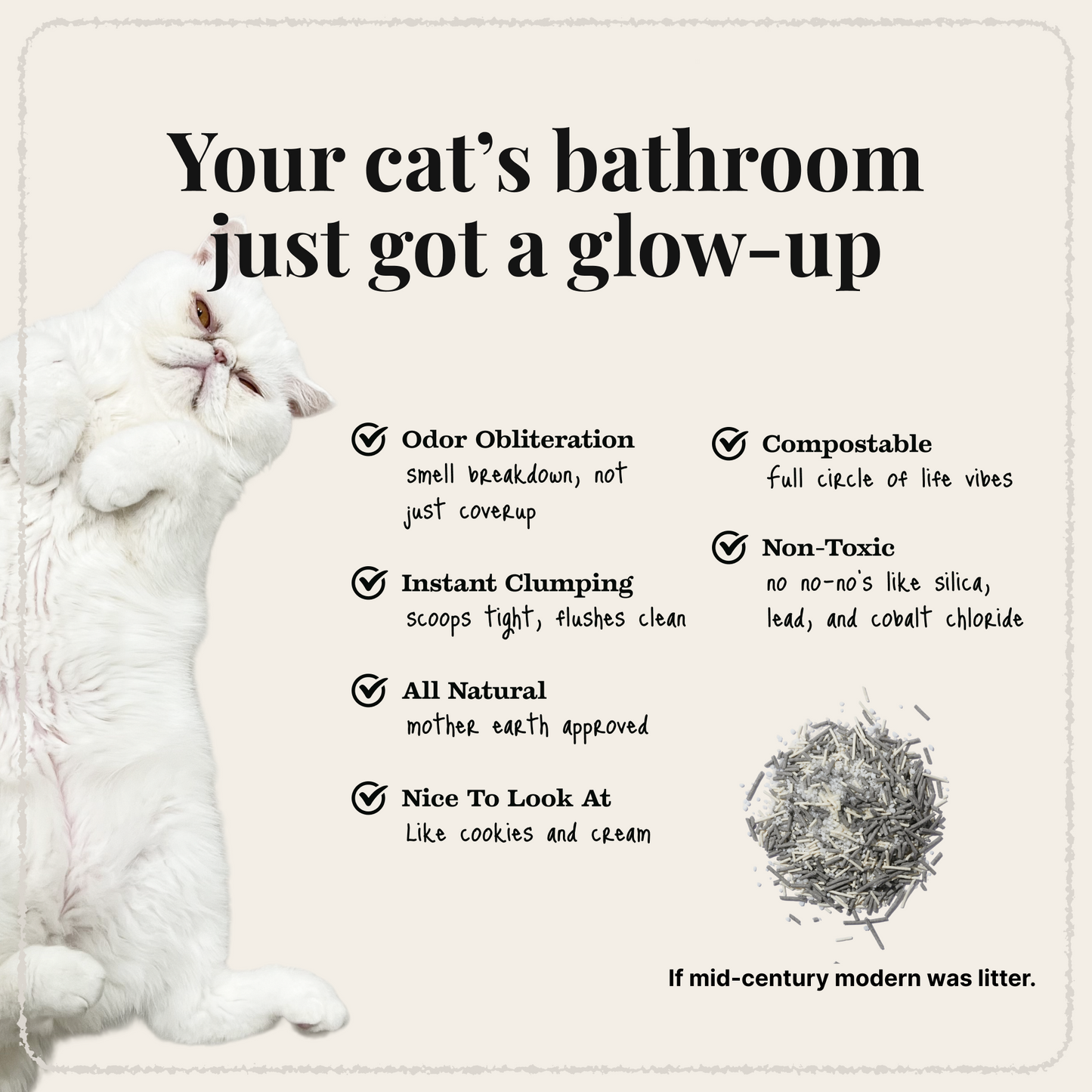 Your cat's bathroom just got a glow-up - benefits overview