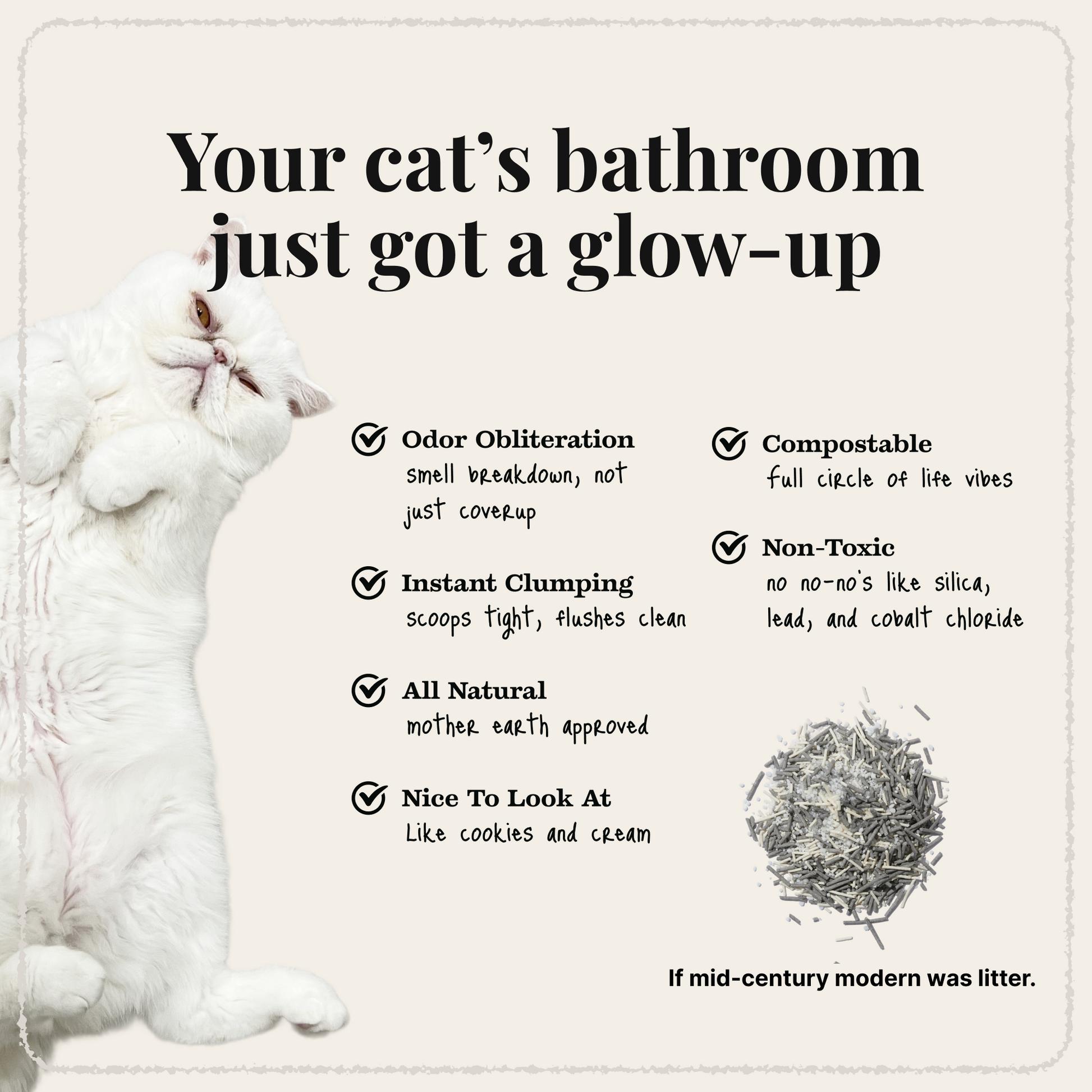 Your cat's bathroom just got a glow-up - benefits overview
