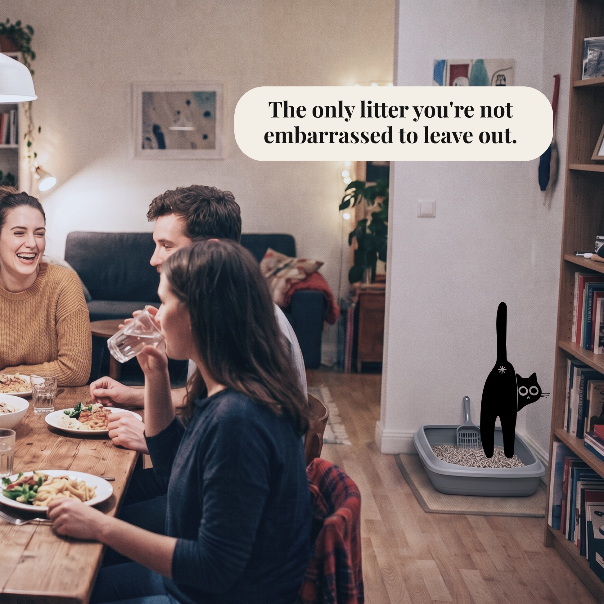 The only litter you're not embarrassed to leave out